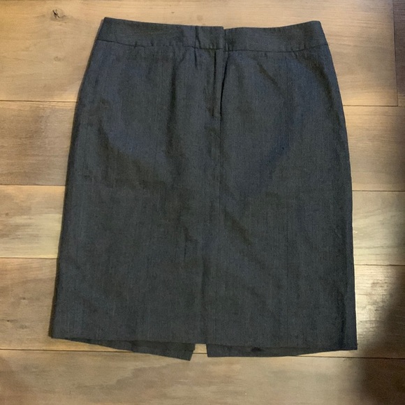 Loft Grey Wool Pencil Skirt - Picture 1 of 4